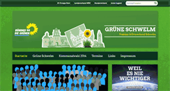 Desktop Screenshot of gruene-schwelm.de